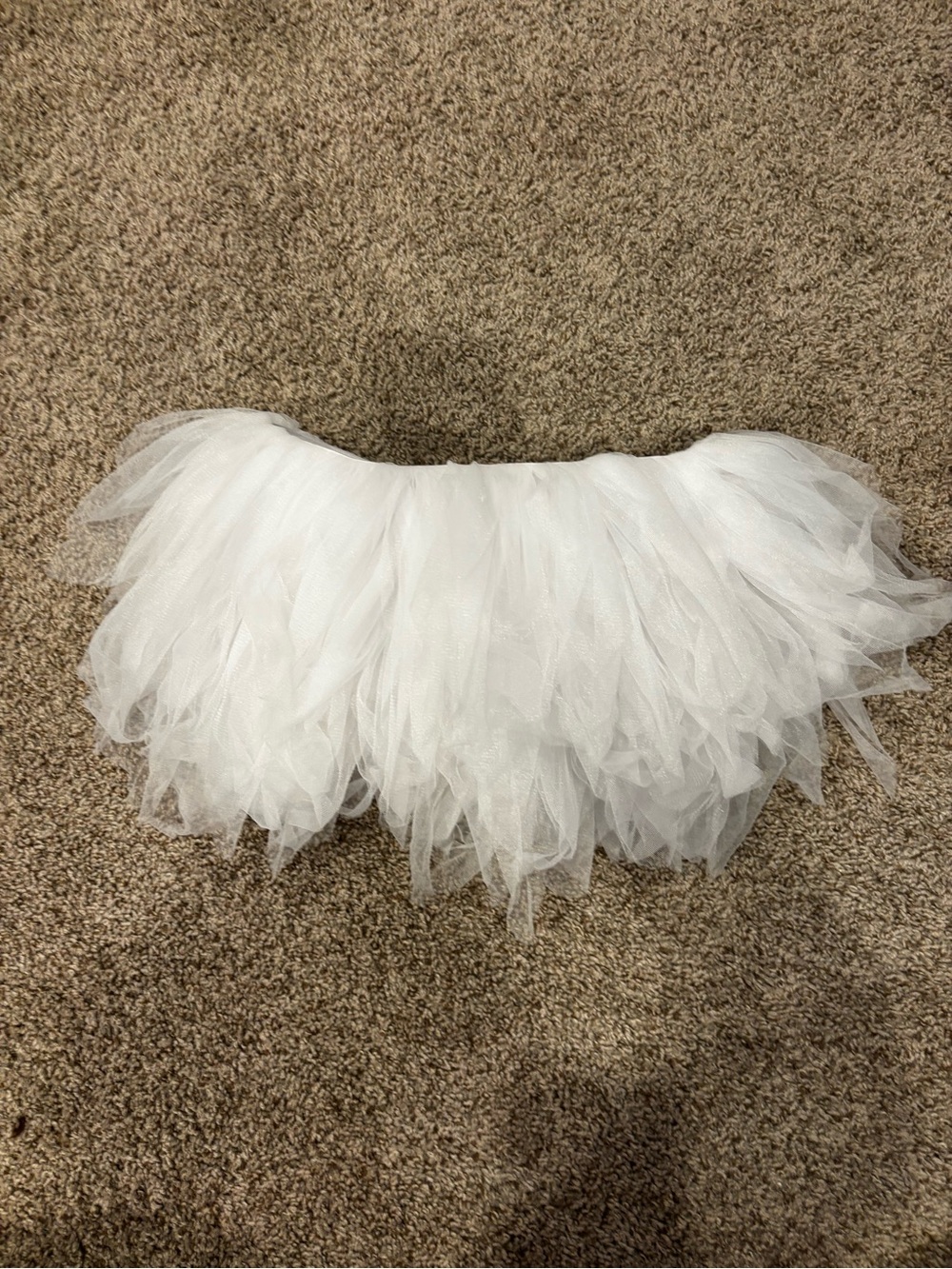 Spirit White Layered Tulle Skater Skirt